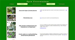 Desktop Screenshot of openexotentuinen.be